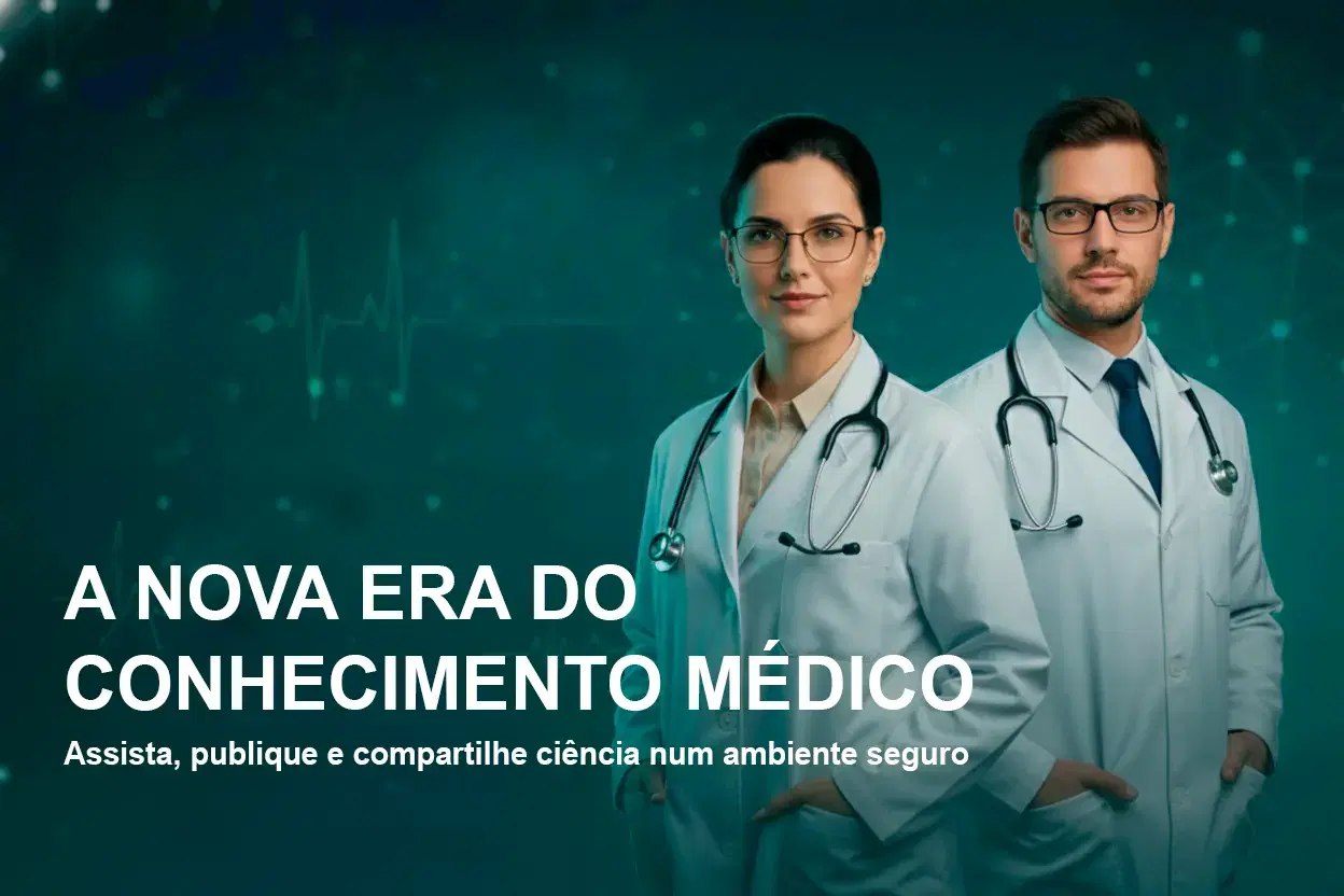 Médicos colaborando e compartilhando conhecimento através da plataforma CanalMed